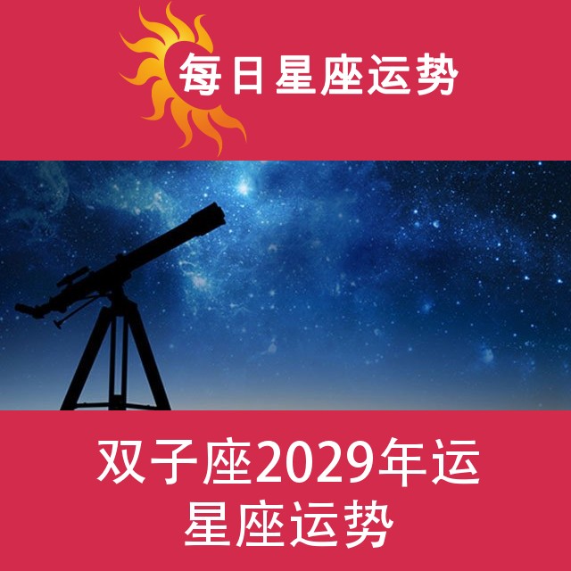 双子座 2029星座年运