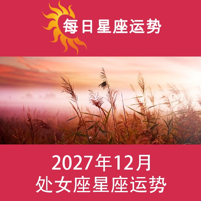 处女座 2027年12星座月运